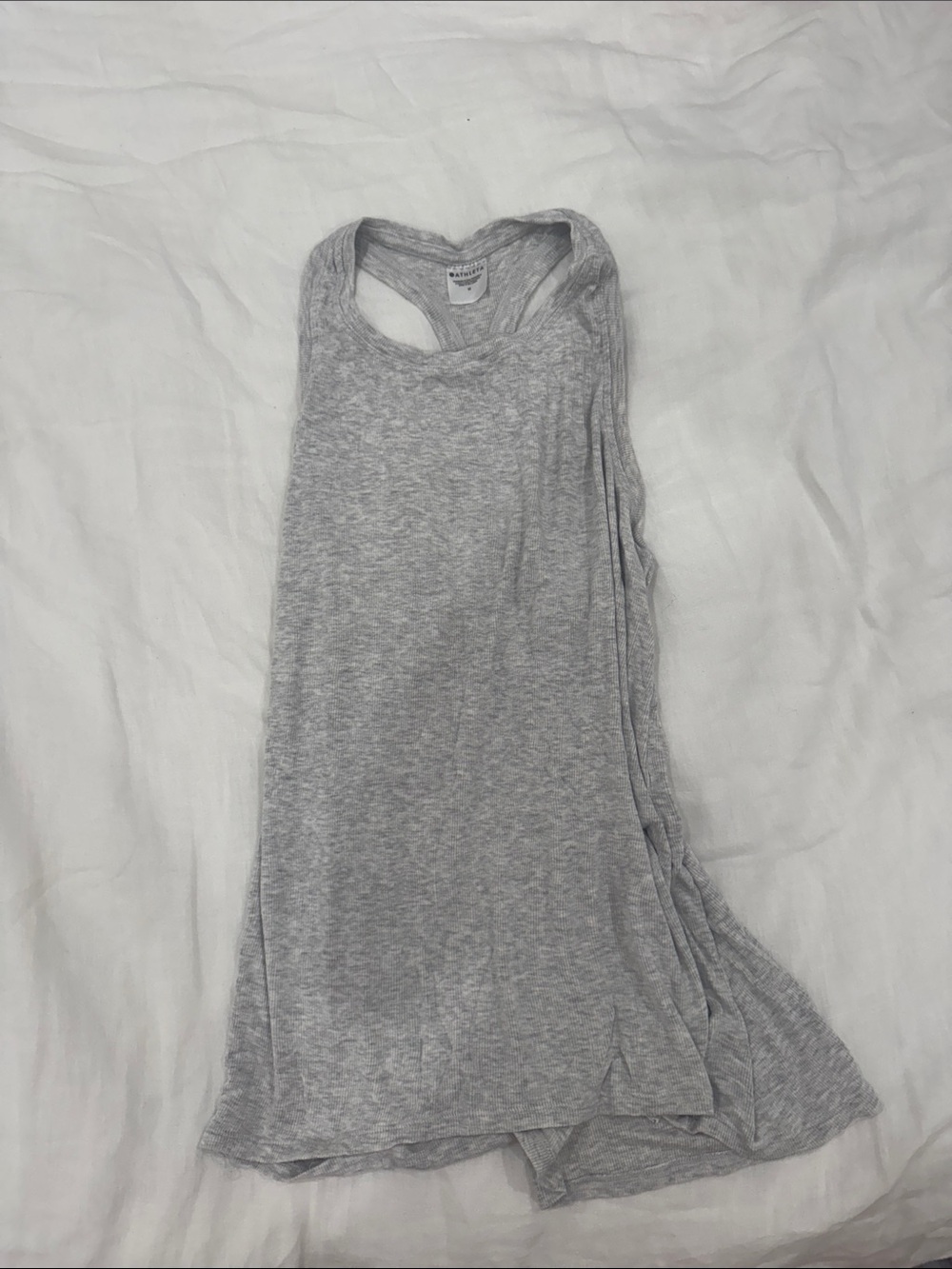 Heather Gray Racerback Tank Top